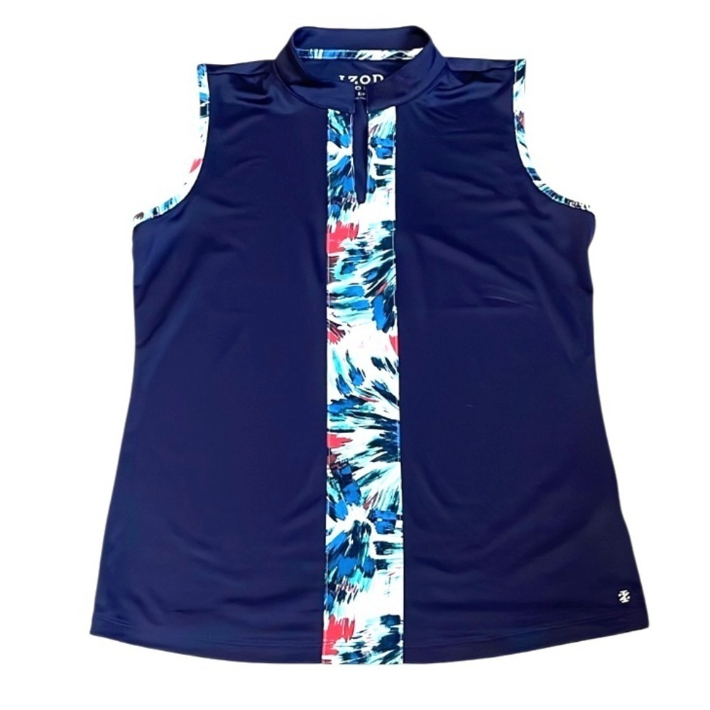Izod Sleeveless golf top Navy Women’s S Lightweight Athletic Country club